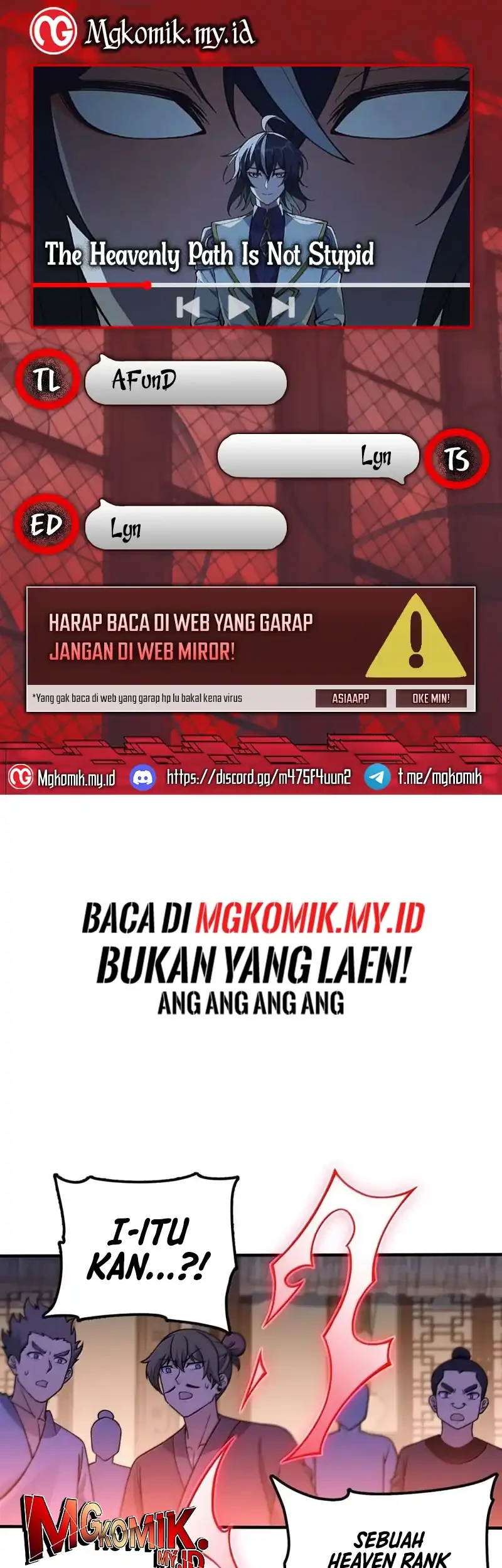 The Heavenly Path Is Not Stupid Chapter 133 - halaman 1