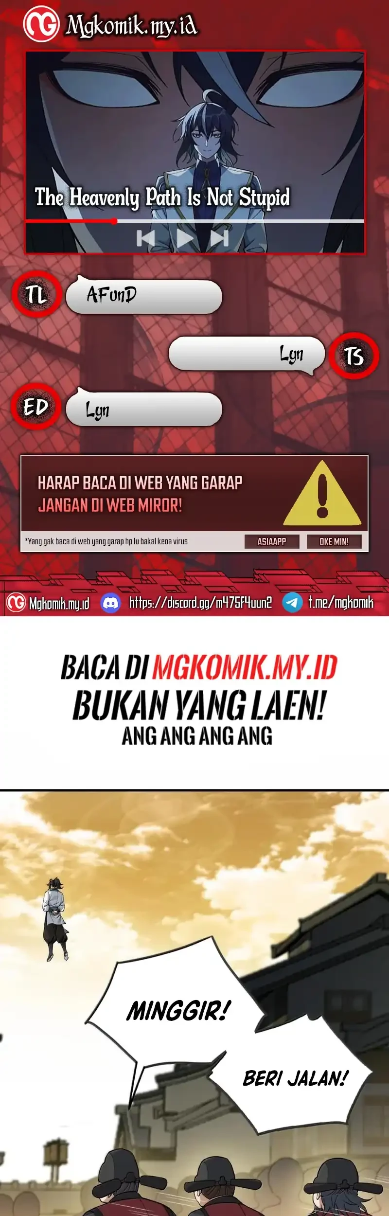 The Heavenly Path Is Not Stupid Chapter 134 - halaman 1