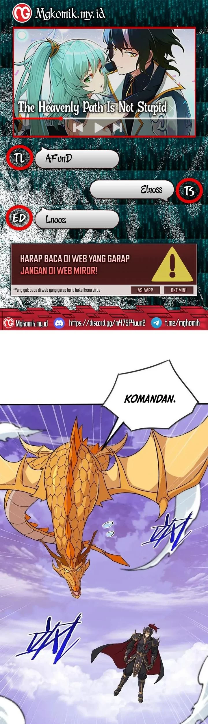 The Heavenly Path Is Not Stupid Chapter 138 - halaman 1