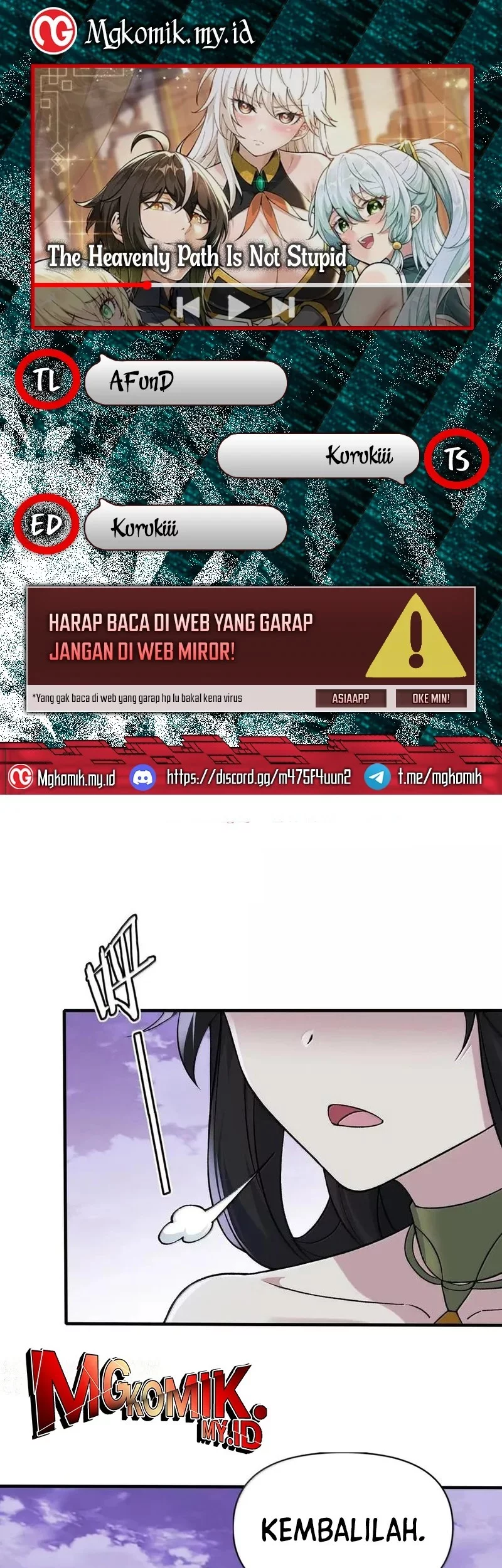 The Heavenly Path Is Not Stupid Chapter 140 - halaman 1