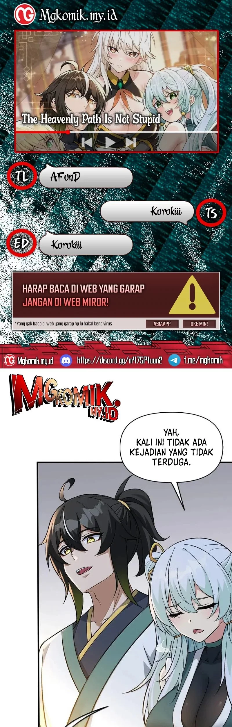 The Heavenly Path Is Not Stupid Chapter 141 - halaman 1