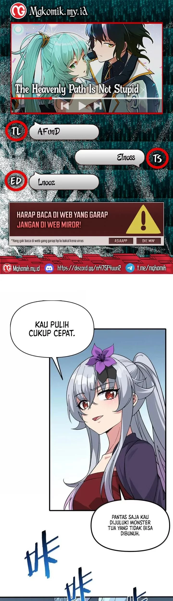 The Heavenly Path Is Not Stupid Chapter 142 - halaman 1