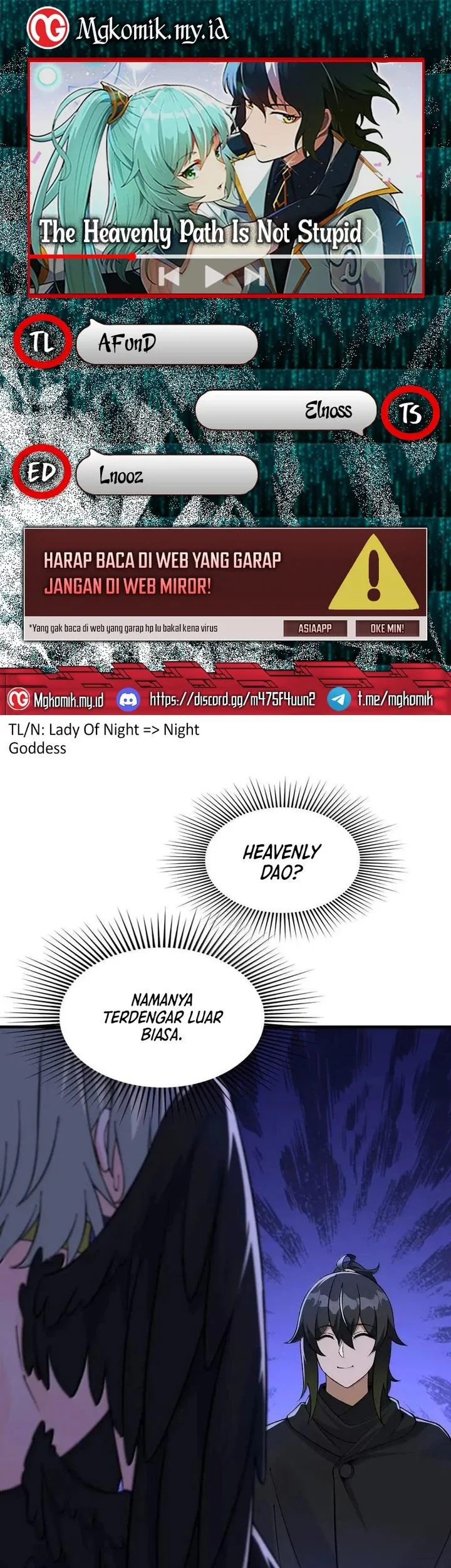 The Heavenly Path Is Not Stupid Chapter 146 - halaman 1
