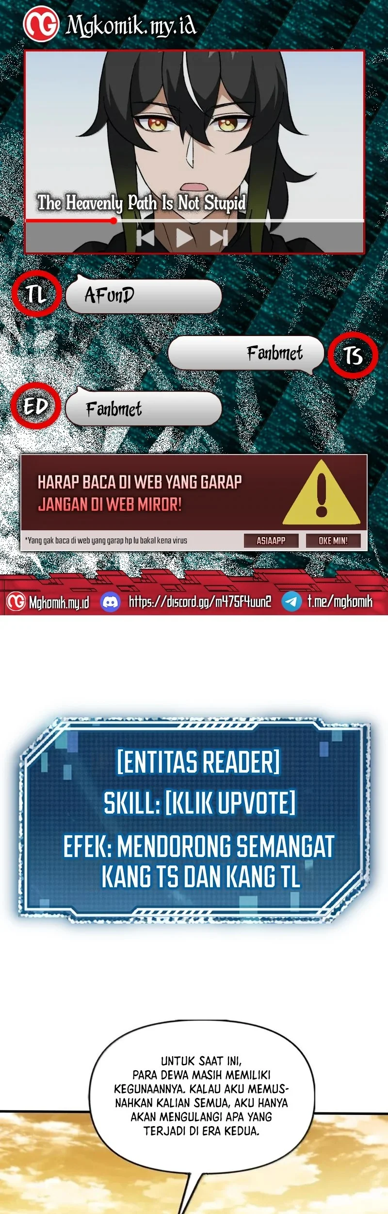 The Heavenly Path Is Not Stupid Chapter 147 - halaman 1