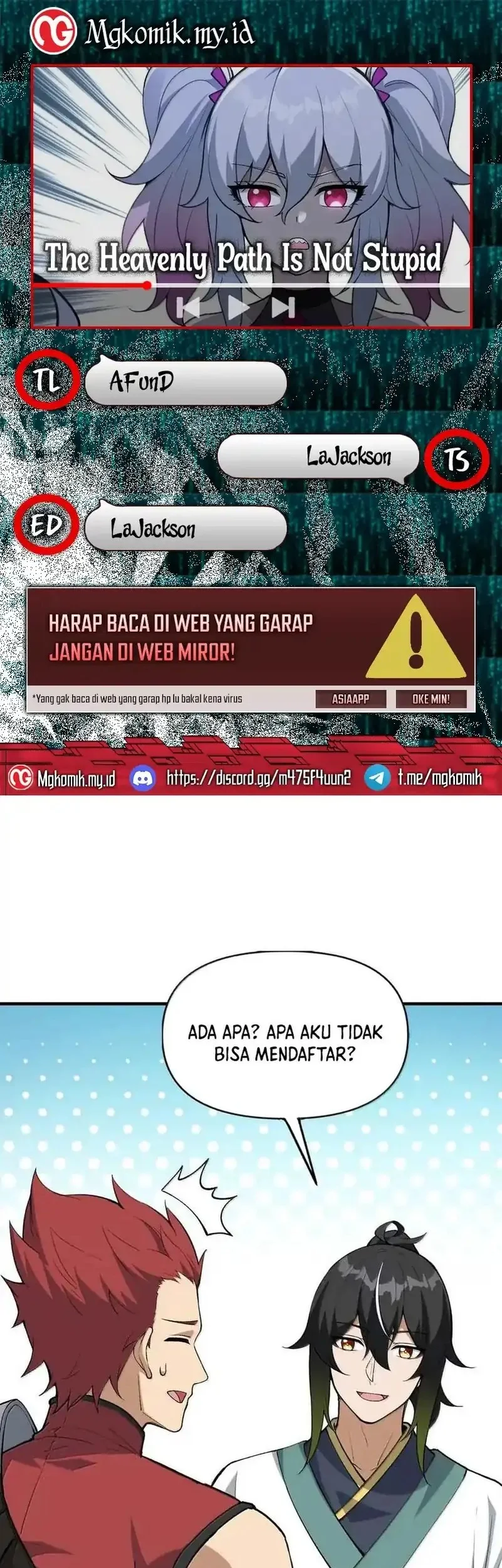 The Heavenly Path Is Not Stupid Chapter 152 - halaman 1