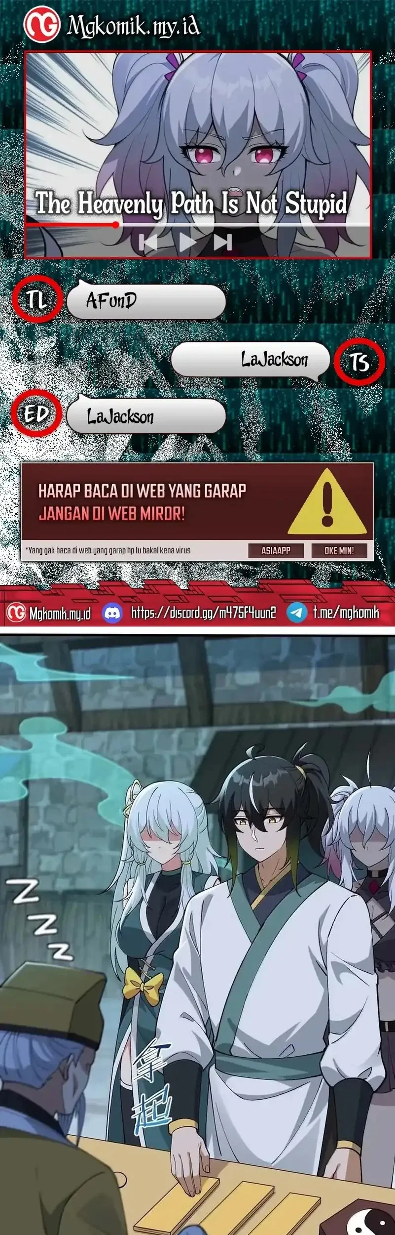 The Heavenly Path Is Not Stupid Chapter 154 - halaman 1