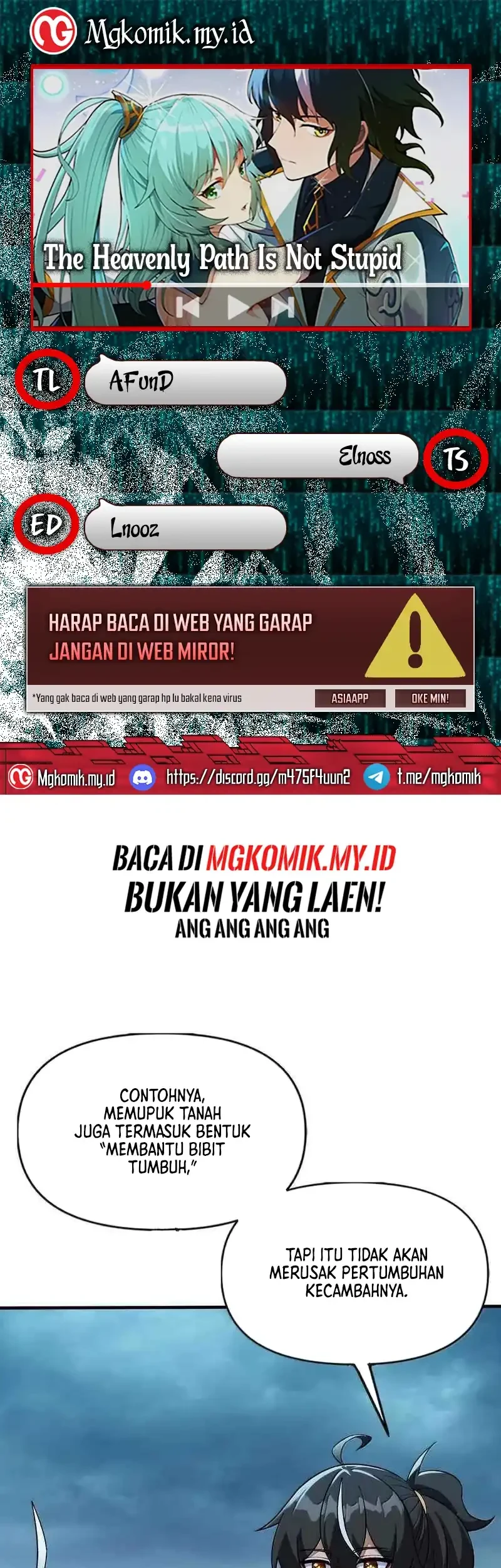 The Heavenly Path Is Not Stupid Chapter 157 - halaman 1