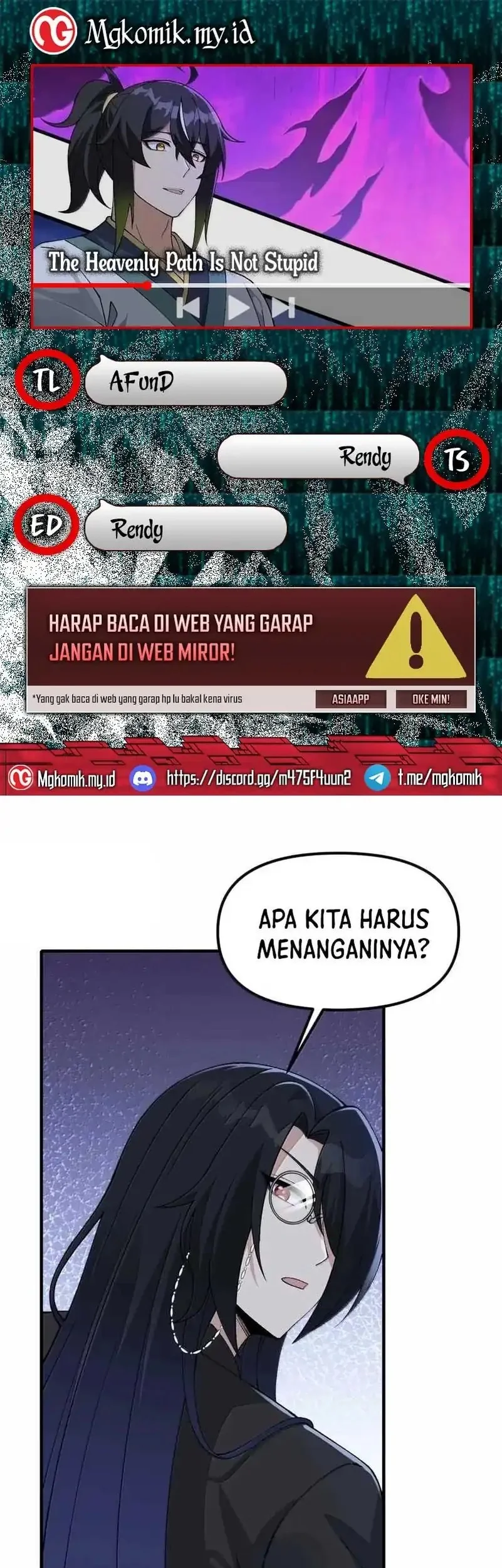The Heavenly Path Is Not Stupid Chapter 158 - halaman 1