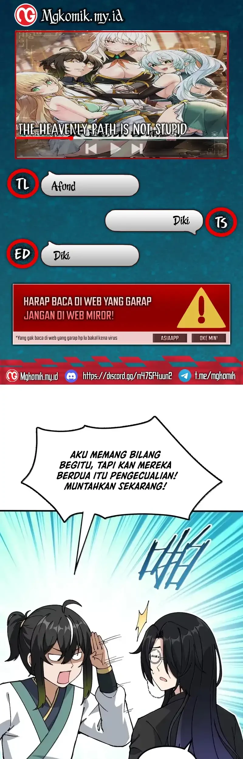 The Heavenly Path Is Not Stupid Chapter 163 - halaman 1