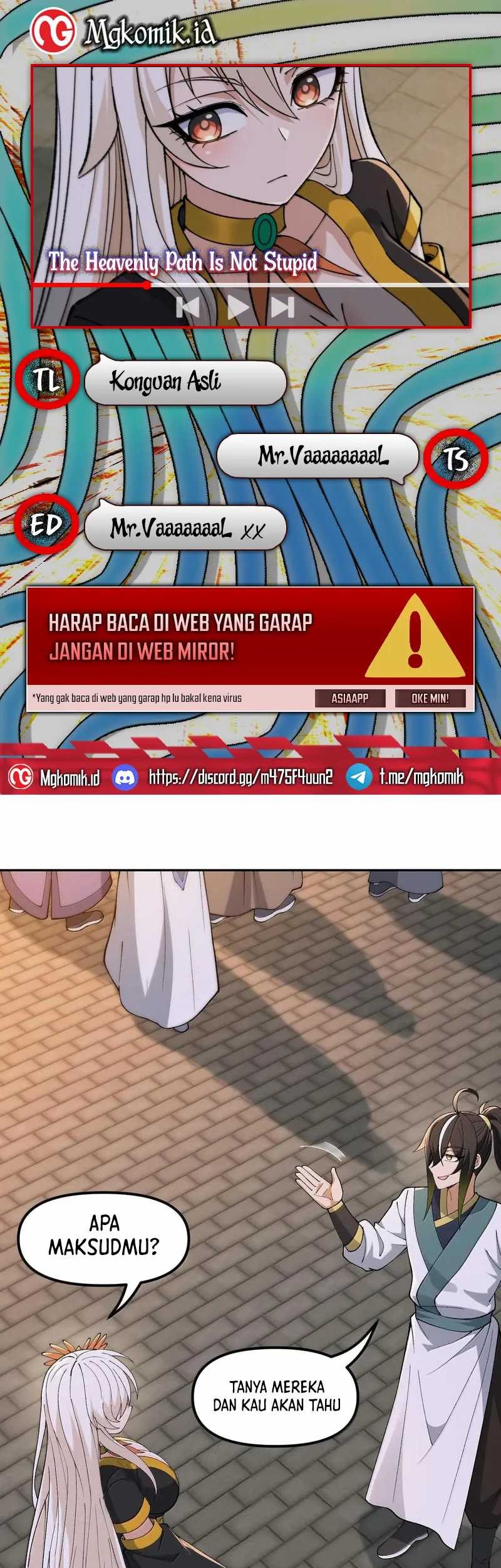 The Heavenly Path Is Not Stupid Chapter 90 - halaman 1