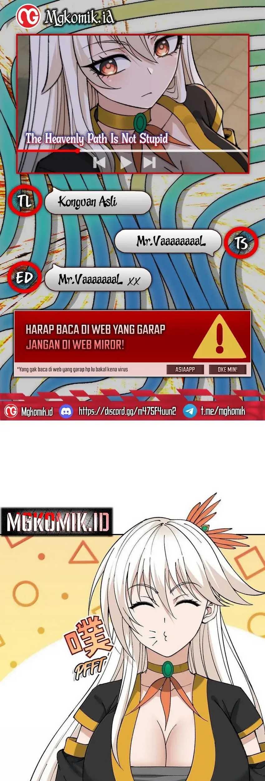 The Heavenly Path Is Not Stupid Chapter 91 - halaman 1