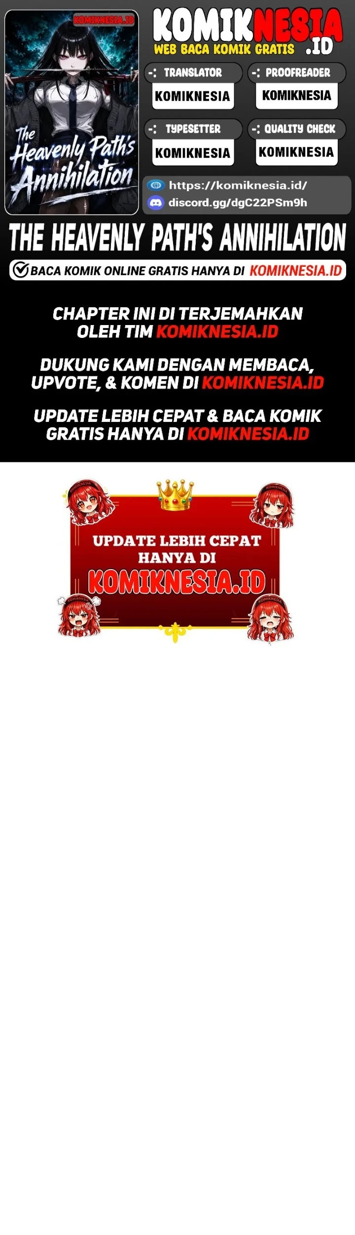 The Heavenly Path's Annihilation Chapter 8 - halaman 1