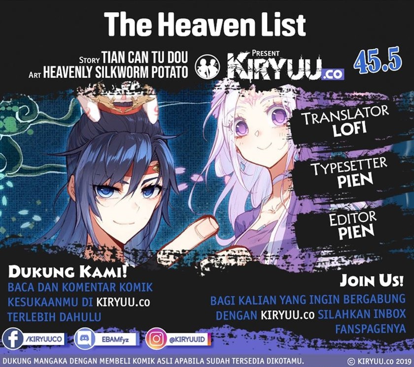 The Heaven’s List Chapter 45.5 - halaman 1