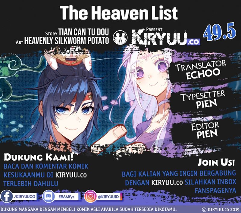The Heaven’s List Chapter 49.5 - halaman 1