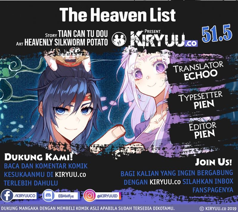 The Heaven’s List Chapter 51.5 - halaman 1