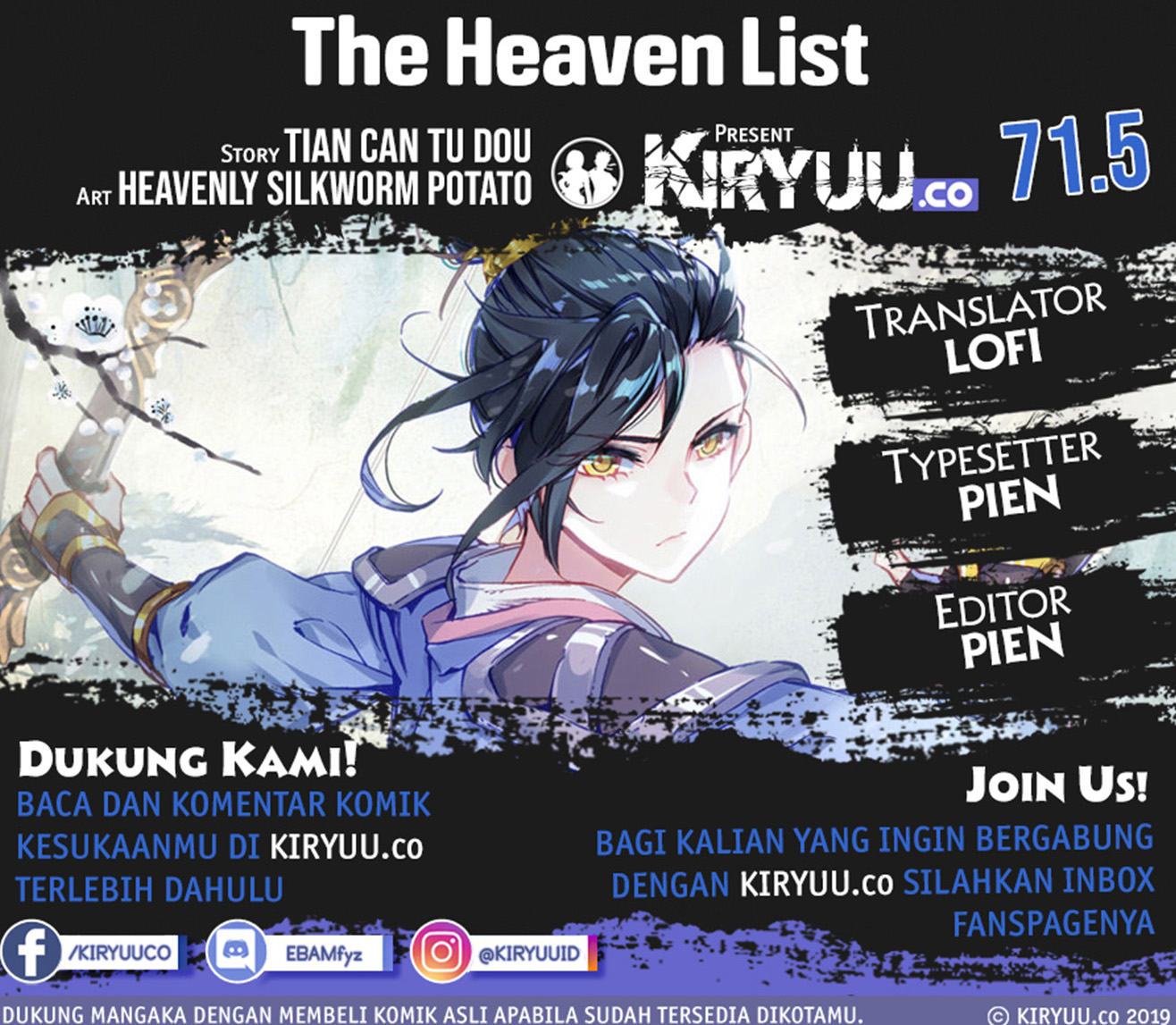The Heaven’s List Chapter 71.5 - halaman 1