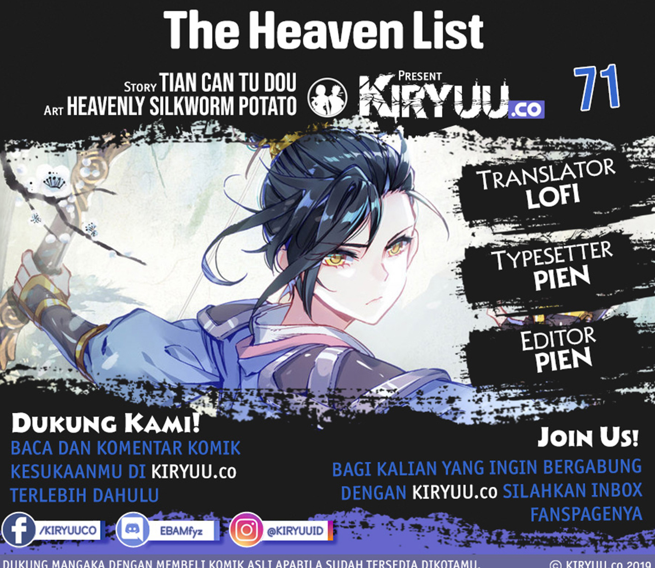 The Heaven’s List Chapter 71 - halaman 1