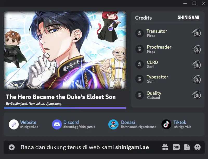 The Hero Became The Duke’s Eldest Son Chapter 16 - halaman 1
