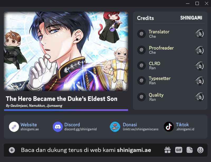 The Hero Became The Duke’s Eldest Son Chapter 51 - halaman 1