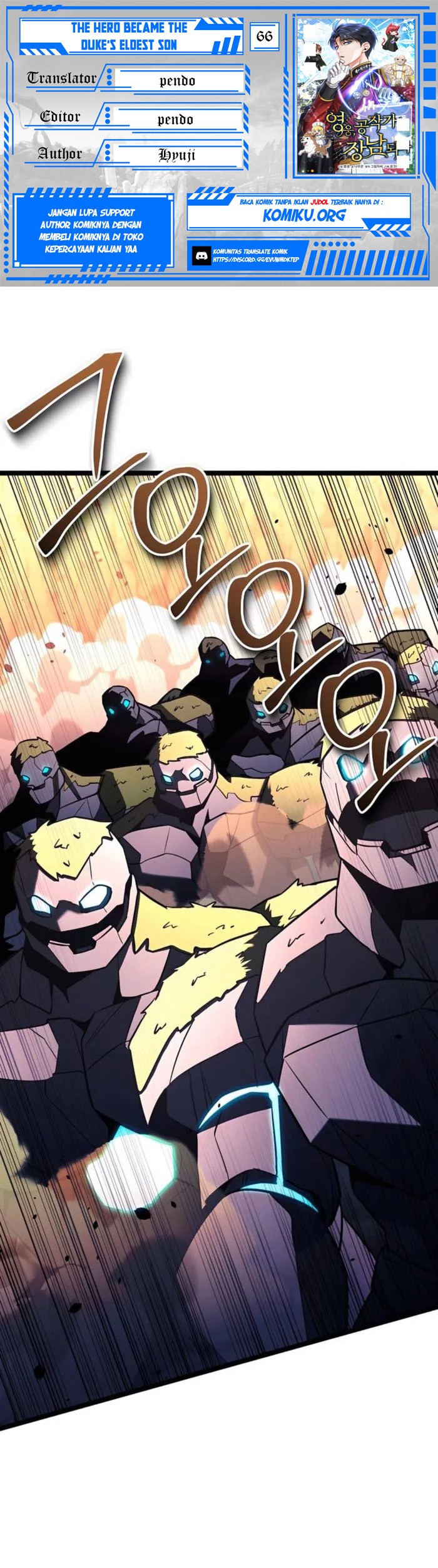 The Hero Became The Duke’s Eldest Son Chapter 66 - halaman 1
