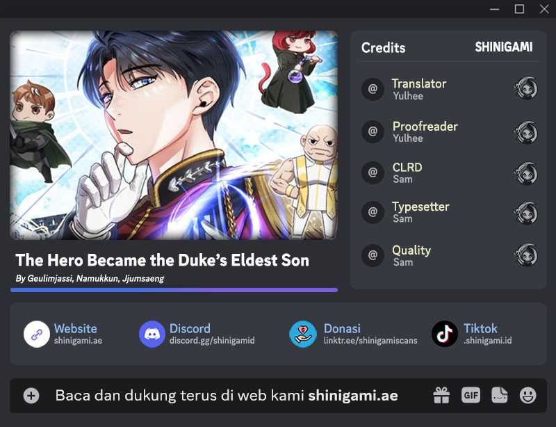 The Hero Became The Duke’s Eldest Son Chapter 8 - halaman 1
