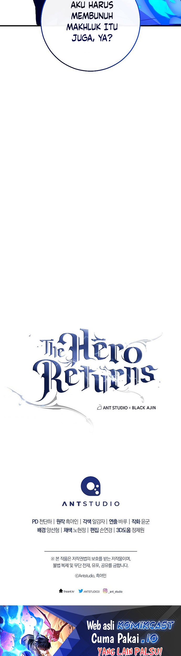 The Hero Returns Chapter 67 - halaman 102