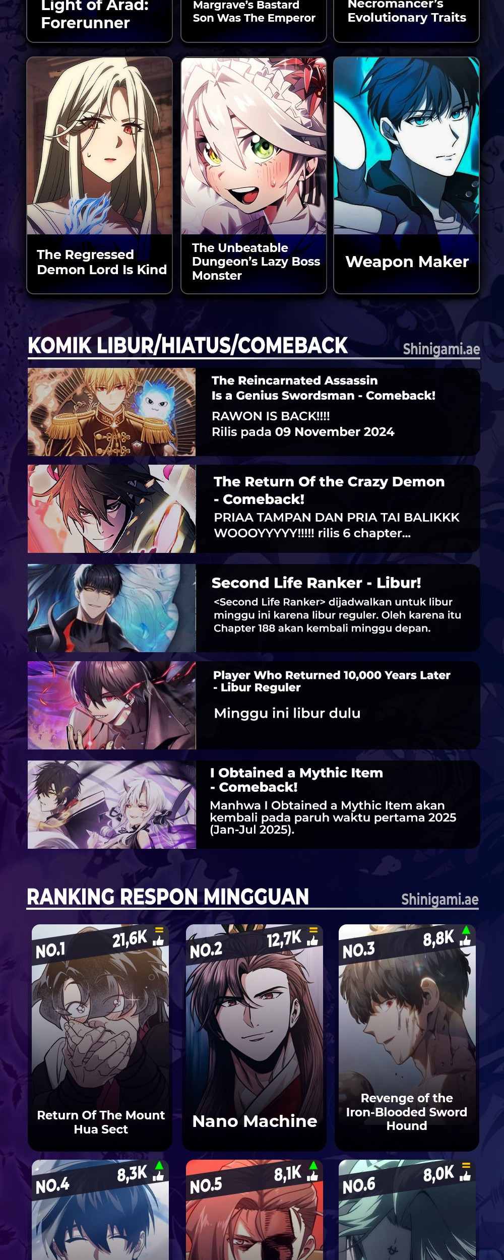 The Hero Returns Chapter 98 - halaman 94