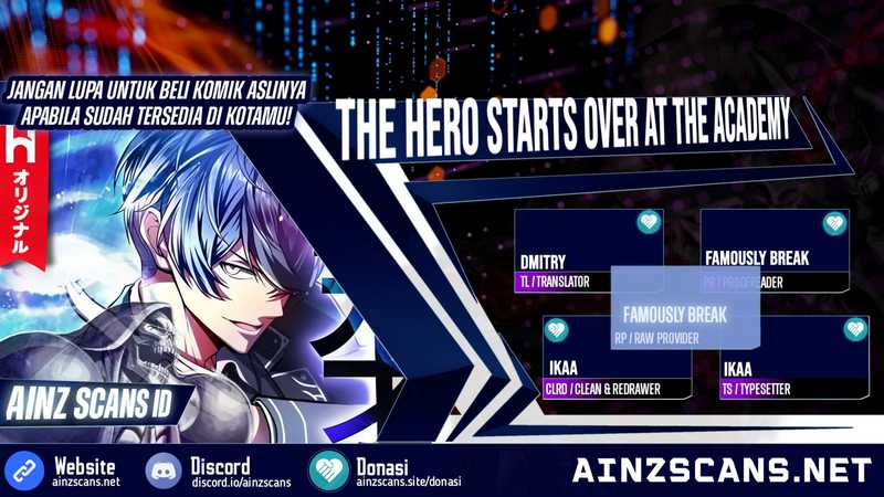 The Hero Starts Over at the Academy Chapter 16 - halaman 1