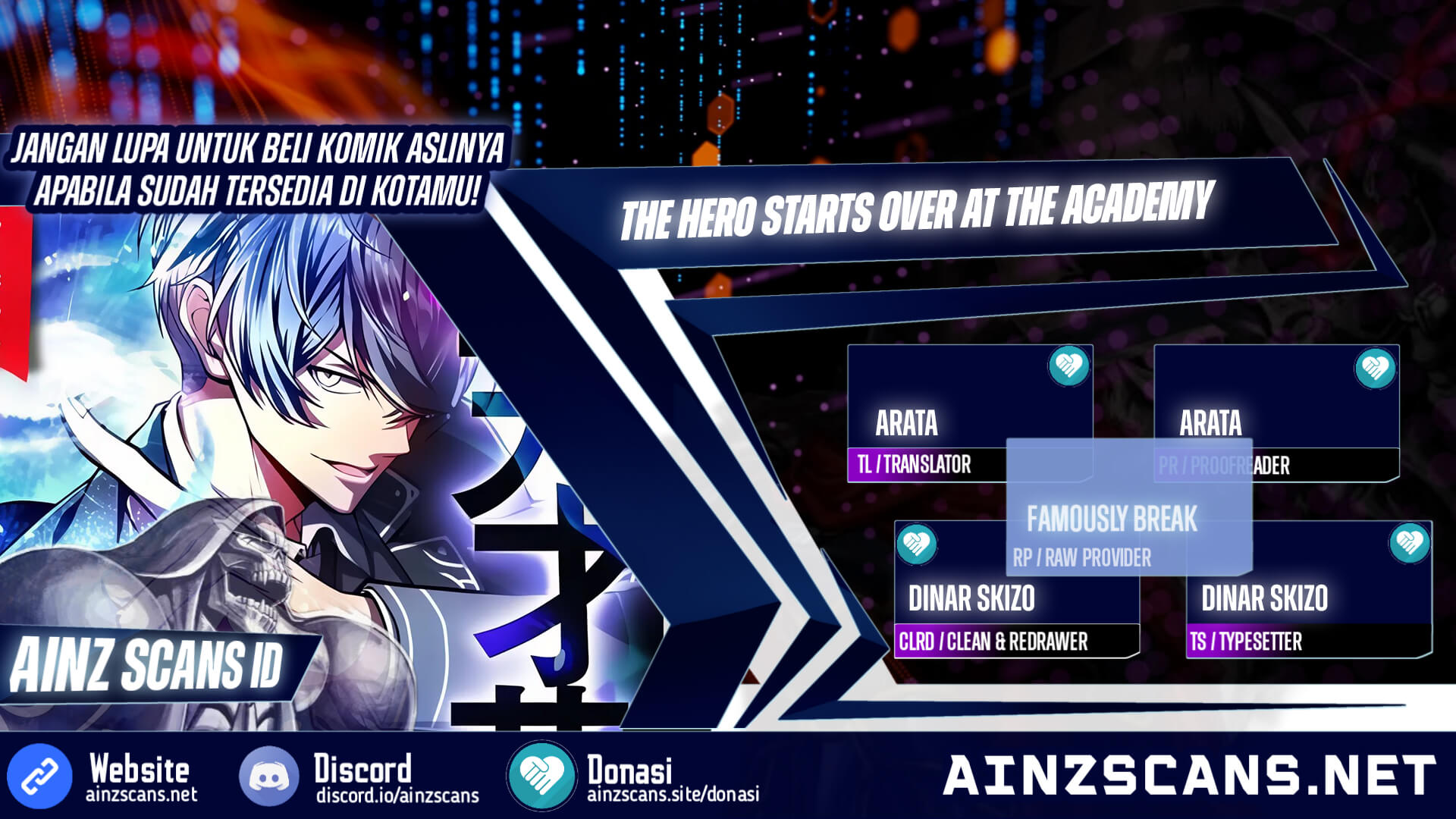 The Hero Starts Over at the Academy Chapter 2 - halaman 1