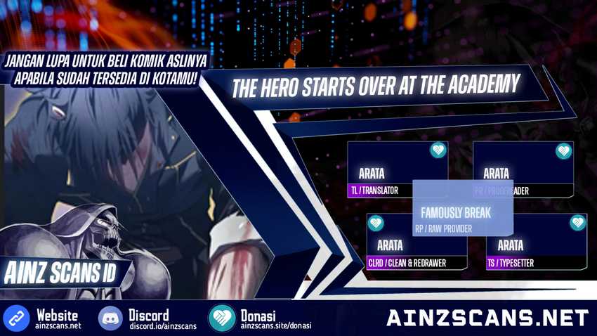 The Hero Starts Over at the Academy Chapter 5 - halaman 1