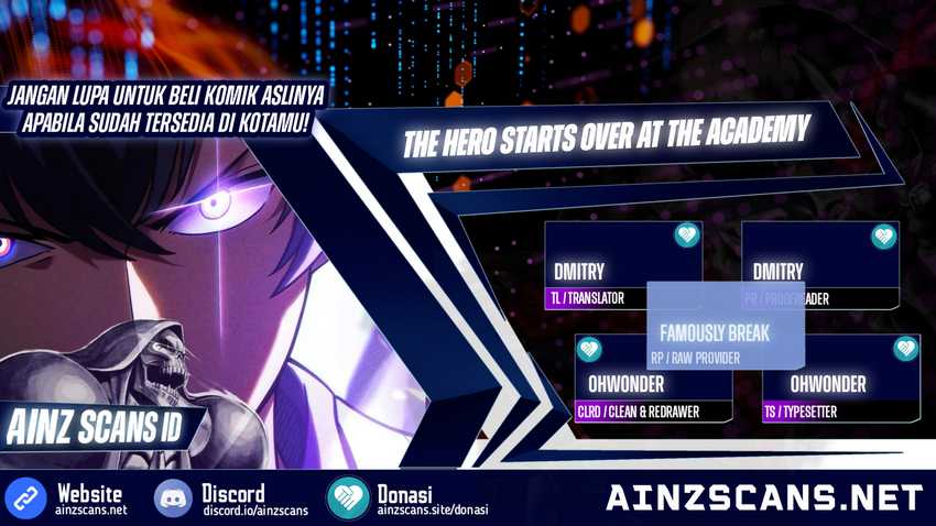 The Hero Starts Over at the Academy Chapter 6 - halaman 1