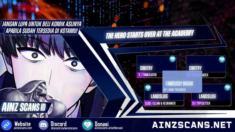 The Hero Starts Over at the Academy Chapter 7 - halaman 1