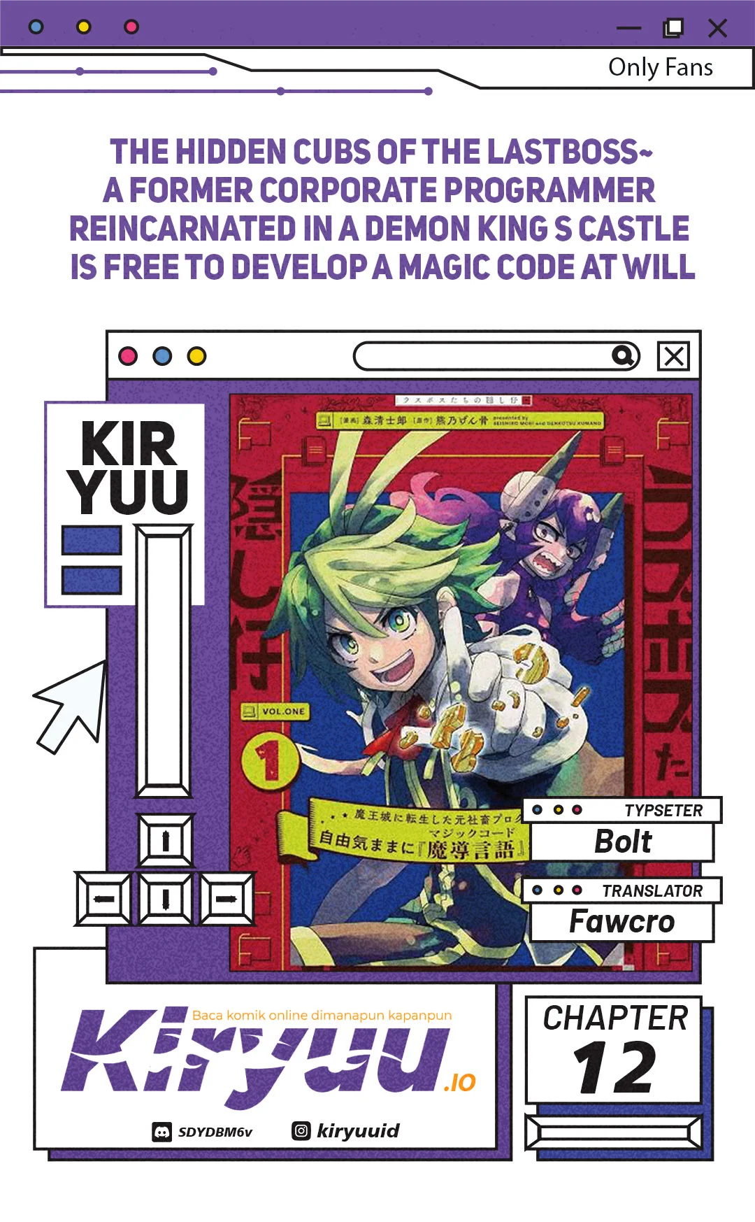 The Hidden Cubs of the Lastboss ~A Former Corporate Programmer Reincarnated in a Demon King’s Castle Is Free to Develop a “Magic Code” at Will.~ Chapter 12 - halaman 1