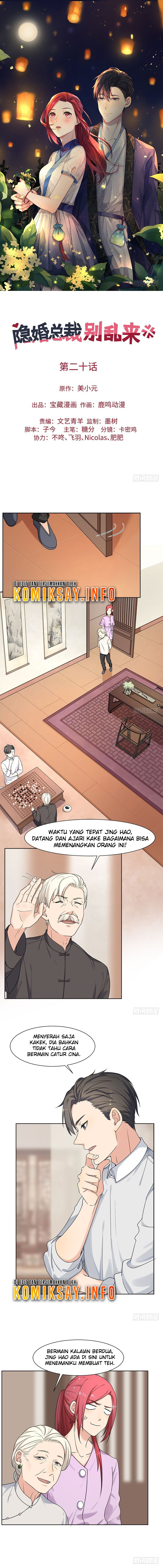 The Hidden Marriage President, Don't Mess Around Chapter 20 - halaman 2