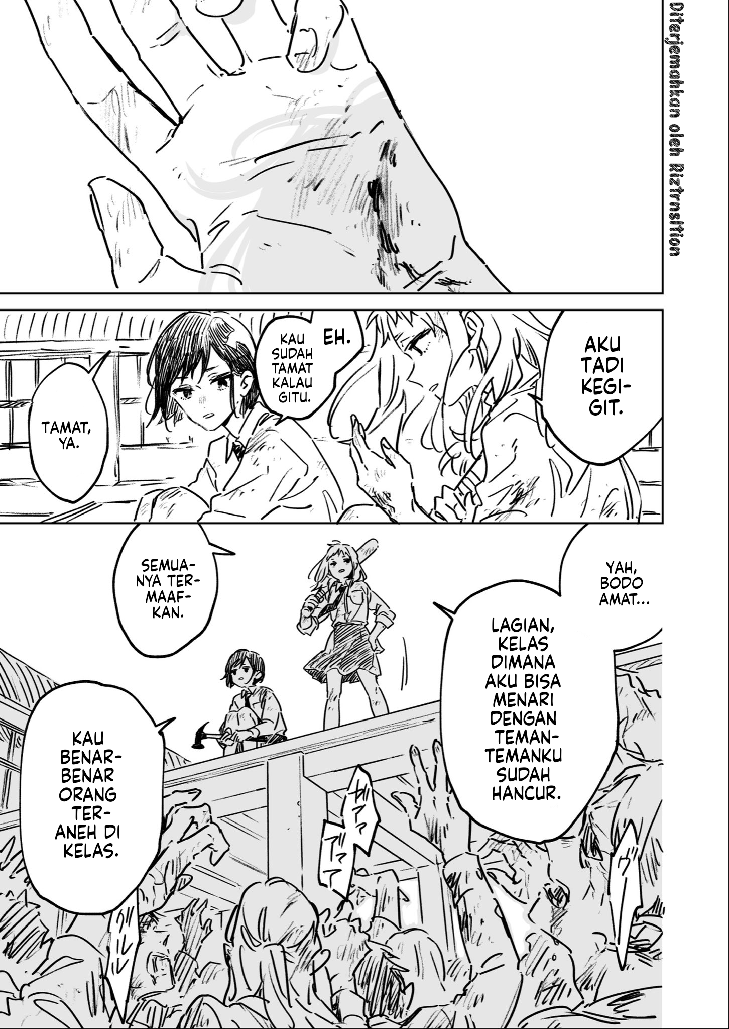 The High School Full of Zombies Chapter 2 - halaman 1