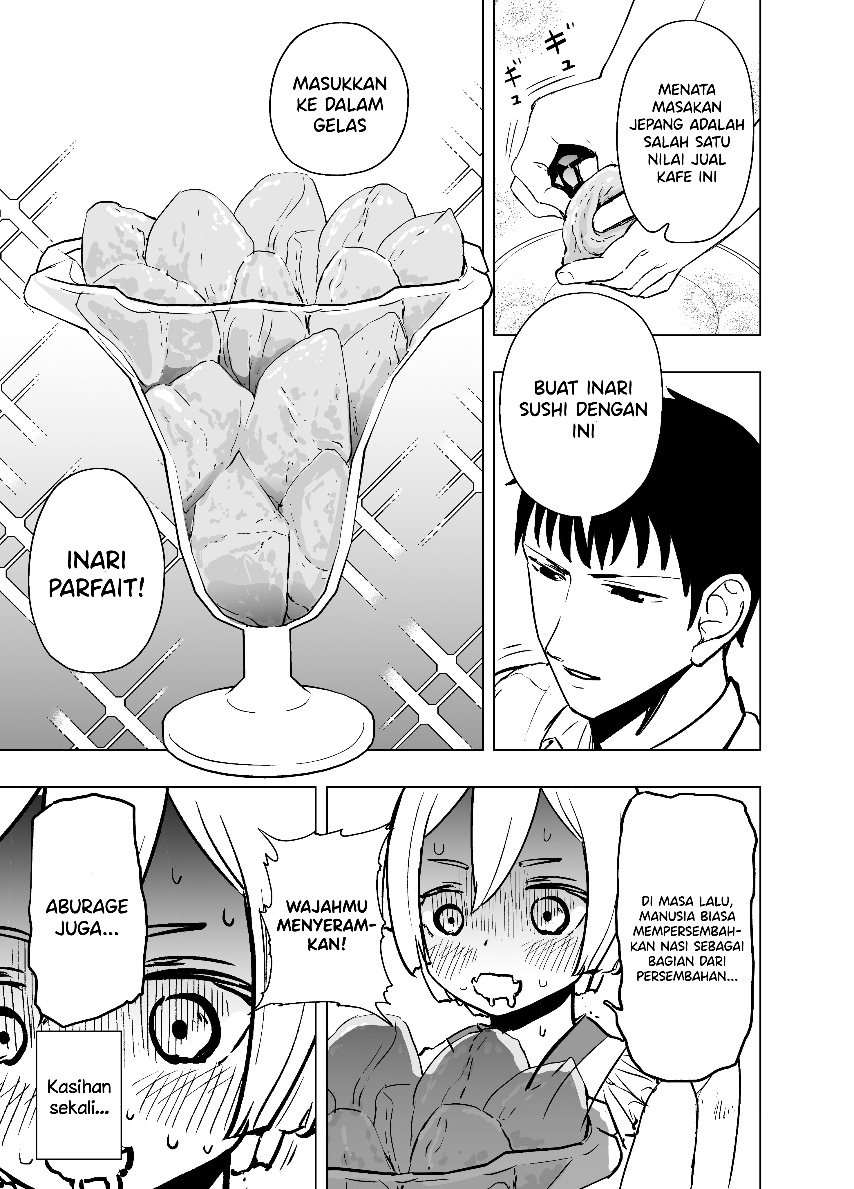 The Homeless Kitsune Came To A Maid Cafe For An Interview Chapter 0 - halaman 4