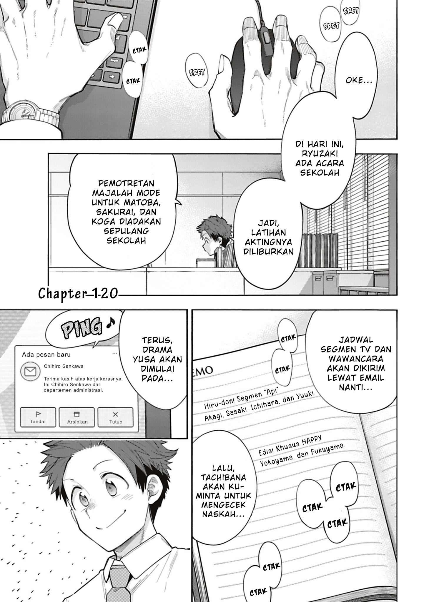 The iDOLM@STER Cinderella Girls: U149 Chapter 120 - halaman 1