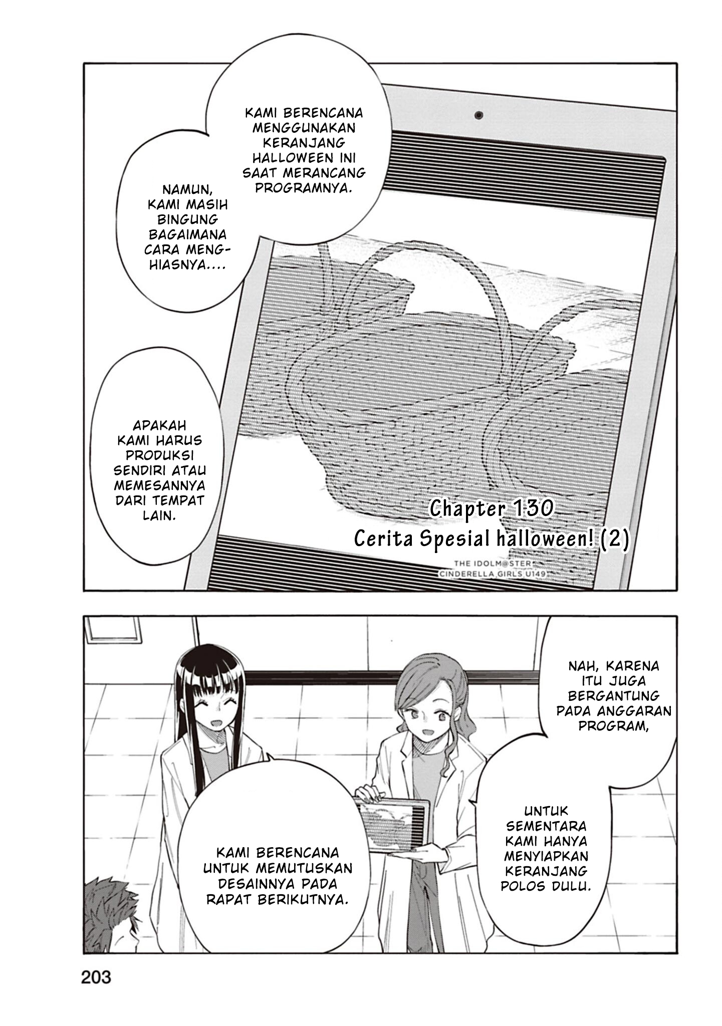 The iDOLM@STER Cinderella Girls: U149 Chapter 130 - halaman 1