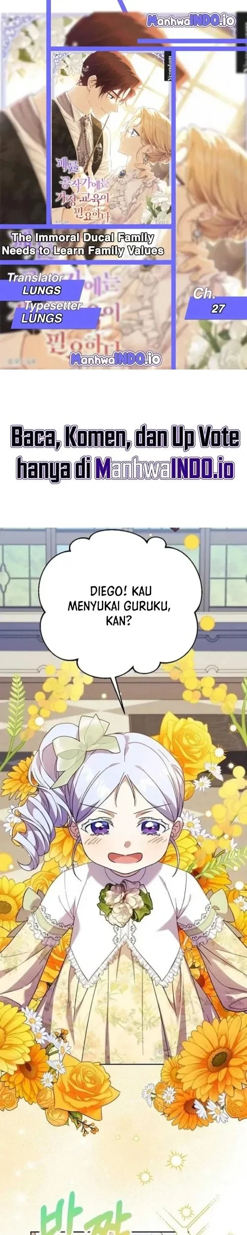 The Immoral Duke Needs to Be Homeschooled Chapter 27 - halaman 1