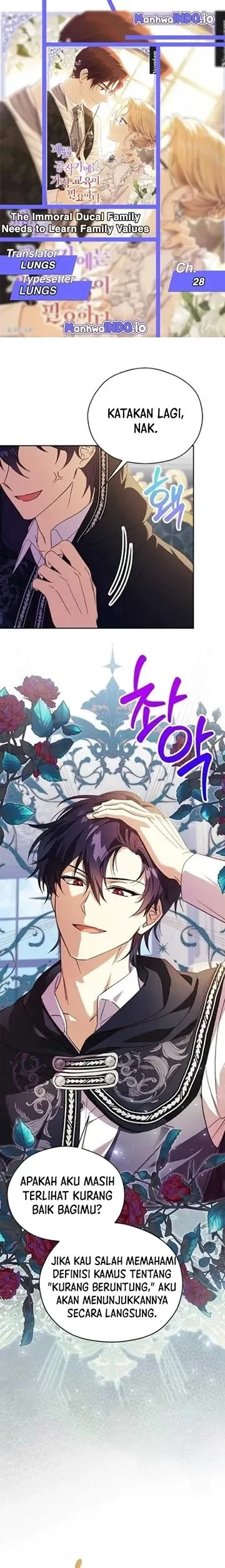 The Immoral Duke Needs to Be Homeschooled Chapter 28 - halaman 1