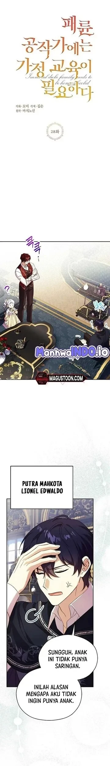 The Immoral Duke Needs to Be Homeschooled Chapter 28 - halaman 3