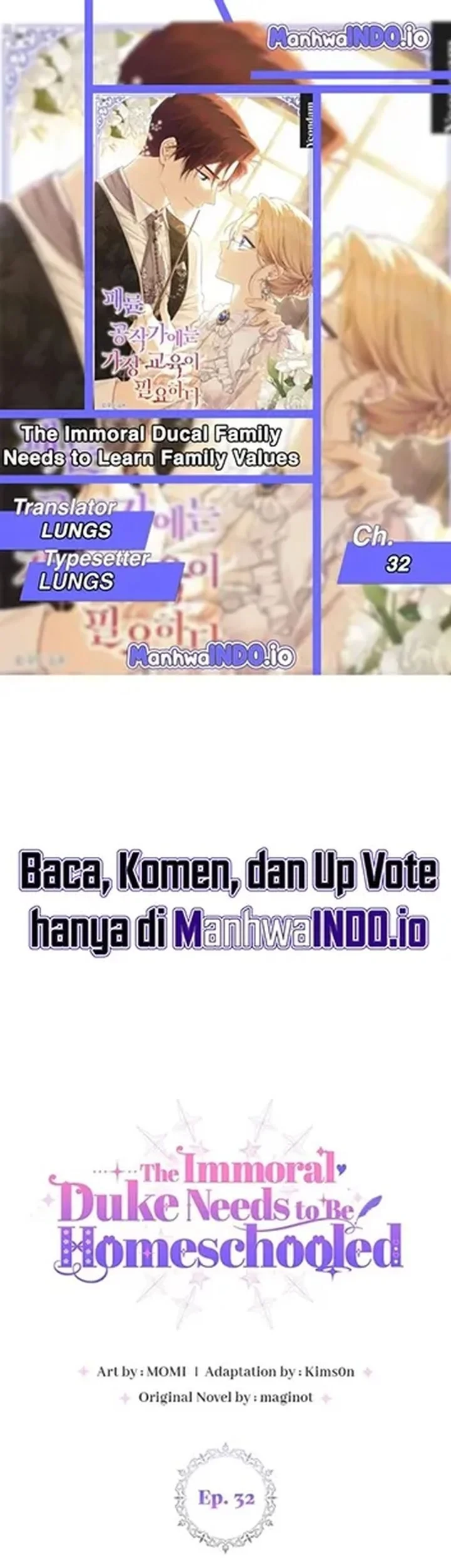 The Immoral Duke Needs to Be Homeschooled Chapter 32 - halaman 1