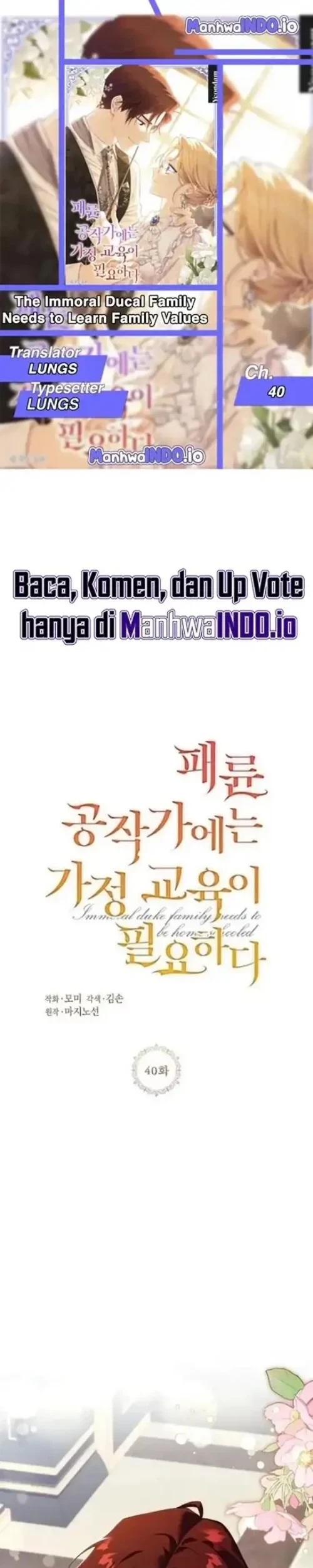 The Immoral Duke Needs to Be Homeschooled Chapter 40 - halaman 1