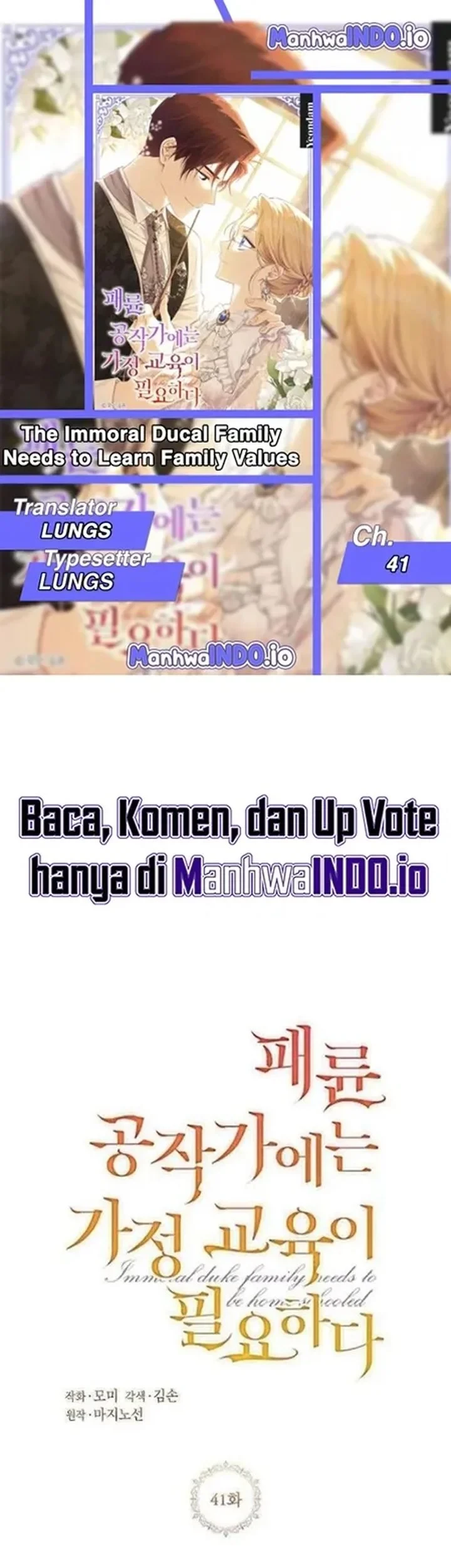 The Immoral Duke Needs to Be Homeschooled Chapter 41 - halaman 1