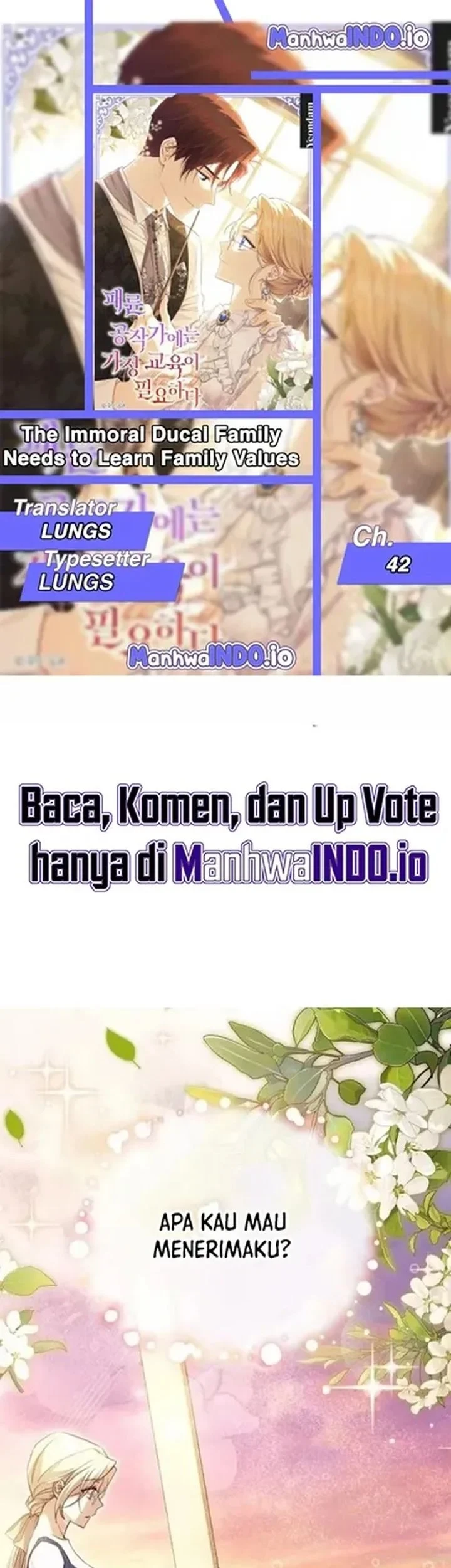 The Immoral Duke Needs to Be Homeschooled Chapter 42 - halaman 1
