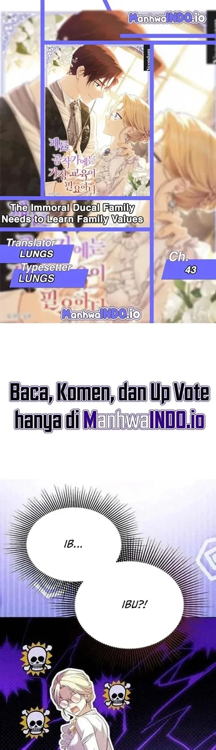 The Immoral Duke Needs to Be Homeschooled Chapter 43 - halaman 1