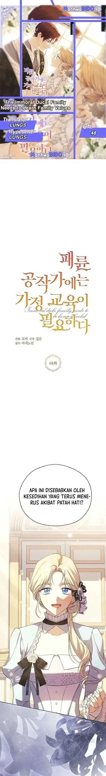 The Immoral Duke Needs to Be Homeschooled Chapter 48 - halaman 1