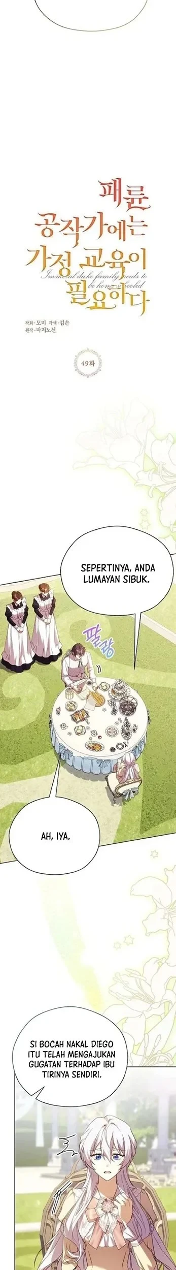 The Immoral Duke Needs to Be Homeschooled Chapter 49 - halaman 2