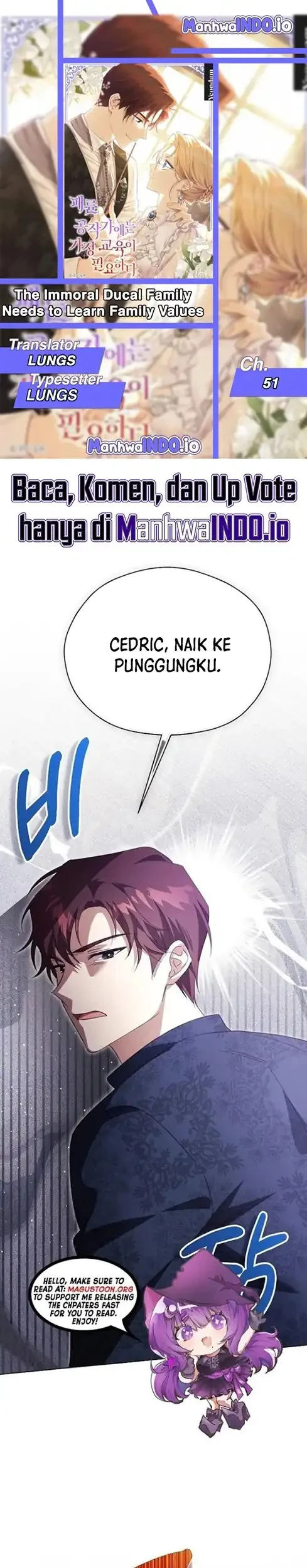 The Immoral Duke Needs to Be Homeschooled Chapter 51 - halaman 1
