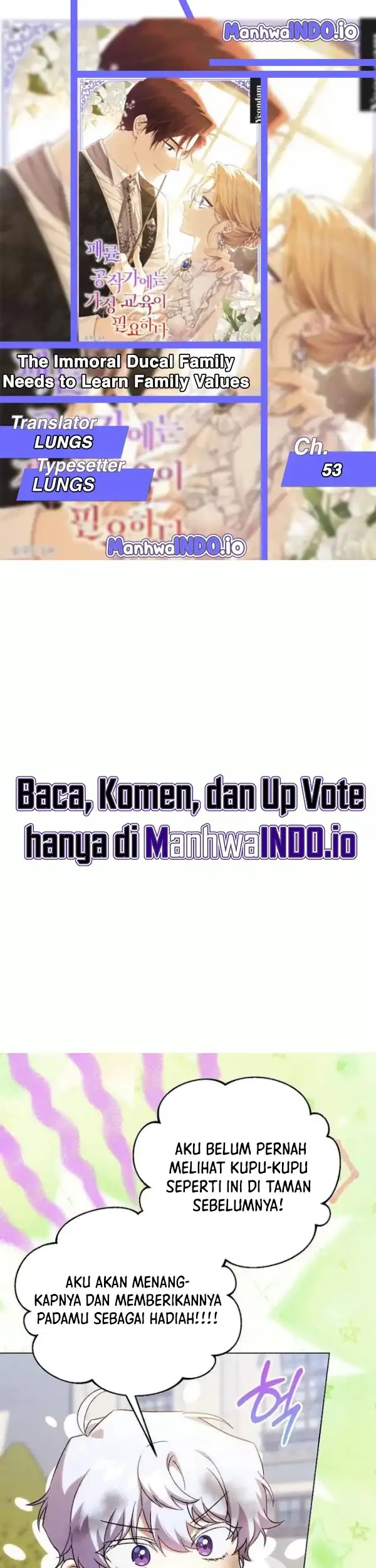 The Immoral Duke Needs to Be Homeschooled Chapter 53 - halaman 1